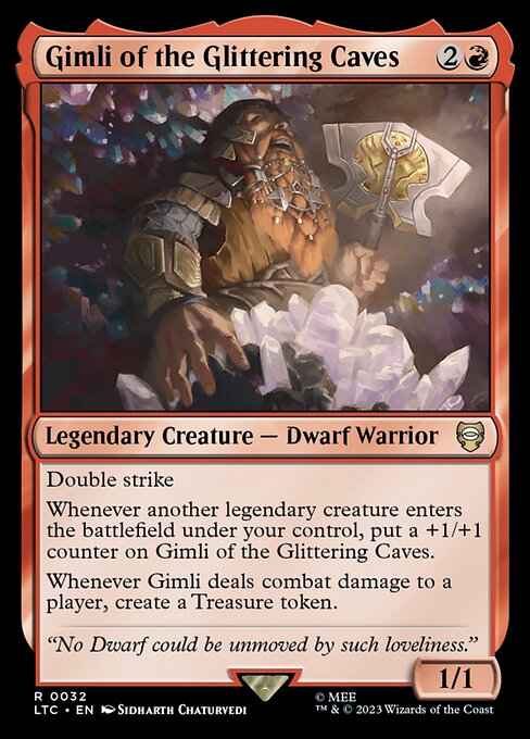 Gimli of the Glittering Caves - Tales of Middle-earth Commander