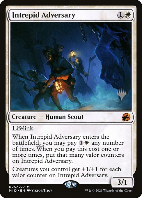 Intrepid Adversary - Innistrad: Midnight Hunt Promos