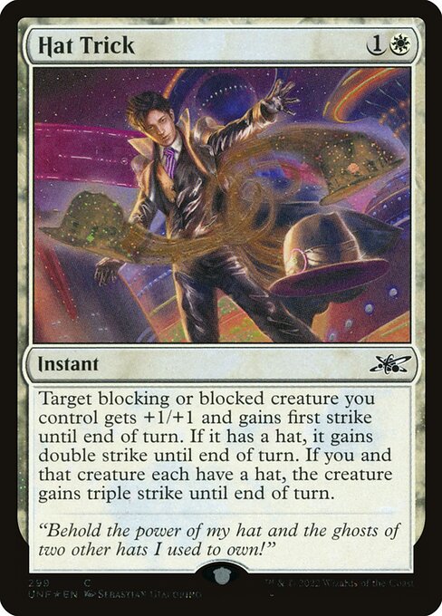 Hat Trick - Unfinity - Galaxy Foil