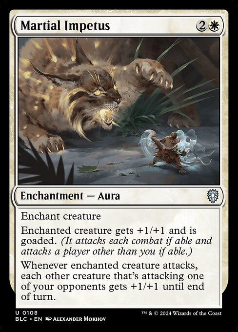 Martial Impetus - Bloomburrow Commander