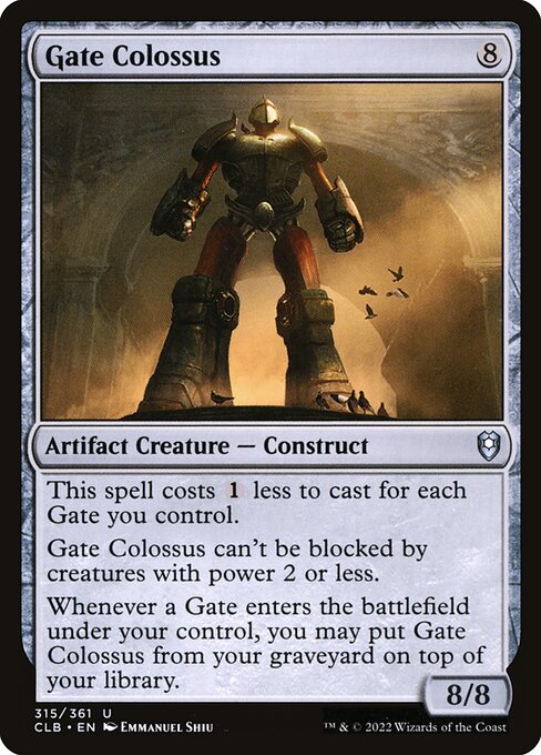 Gate Colossus - Commander Legends: Battle for Baldur's Gate