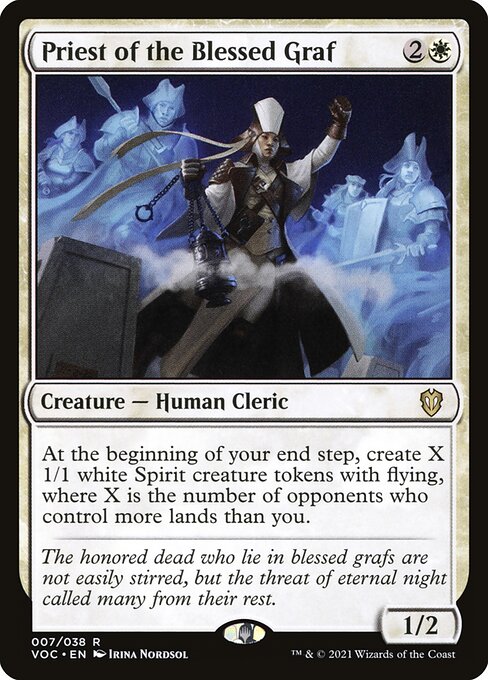 Priest of the Blessed Graf - Crimson Vow Commander