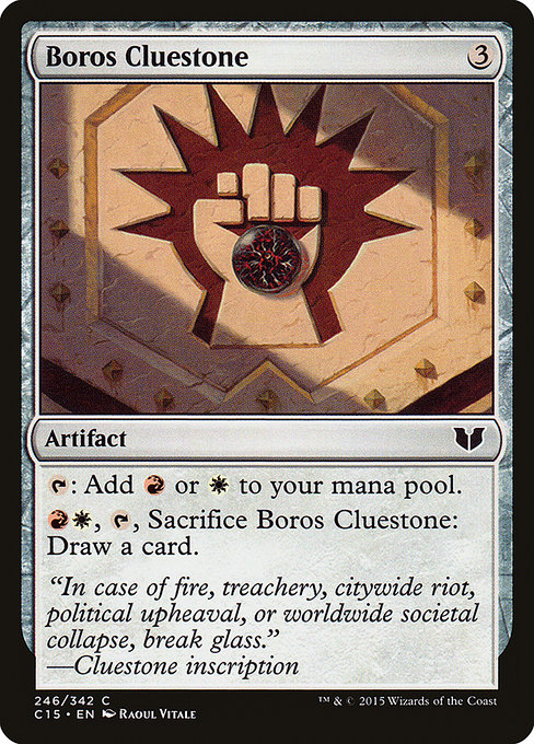 Boros Cluestone - Commander 2015