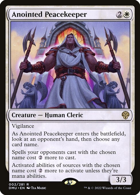 Anointed Peacekeeper - Dominaria United