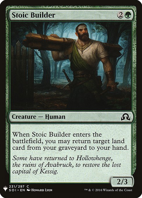 Stoic Builder - The List