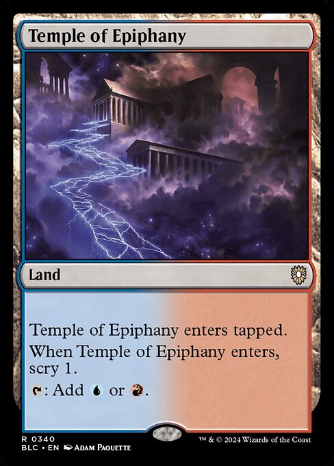 Temple of Epiphany - Bloomburrow Commander