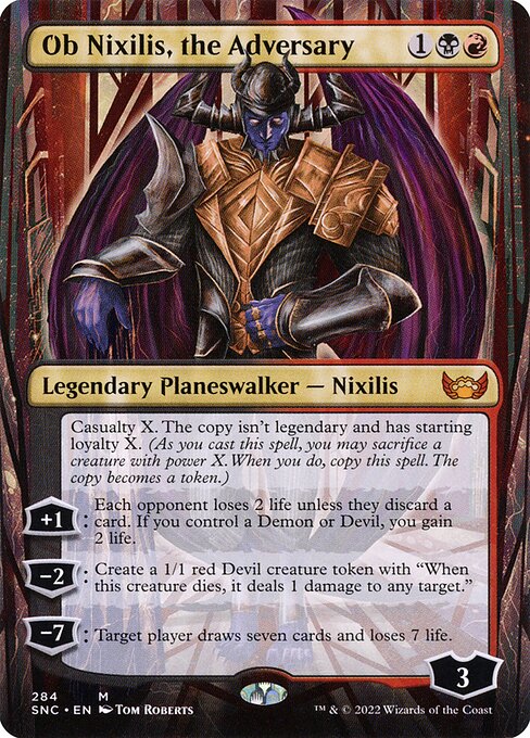 Ob Nixilis, the Adversary - Streets of New Capenna