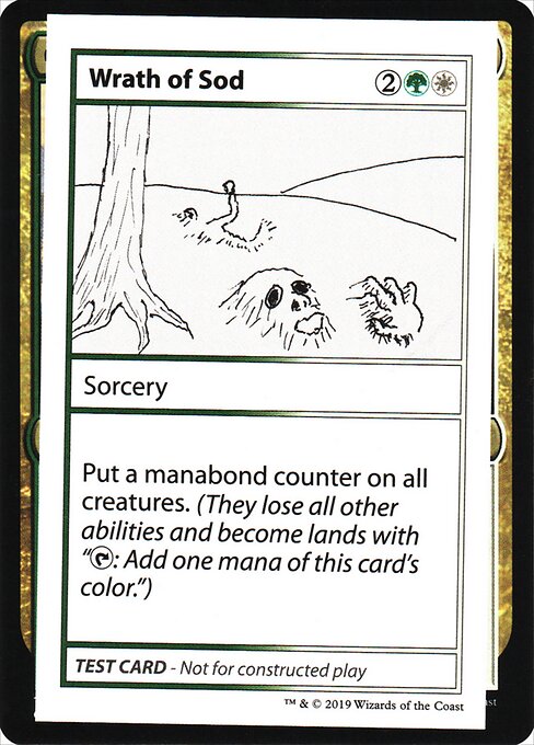 Wrath of Sod - Mystery Booster Playtest Cards 2021