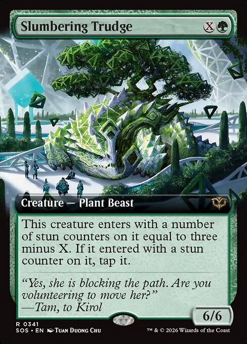 Slumbering Trudge - Secrets of Strixhaven - Extended Art