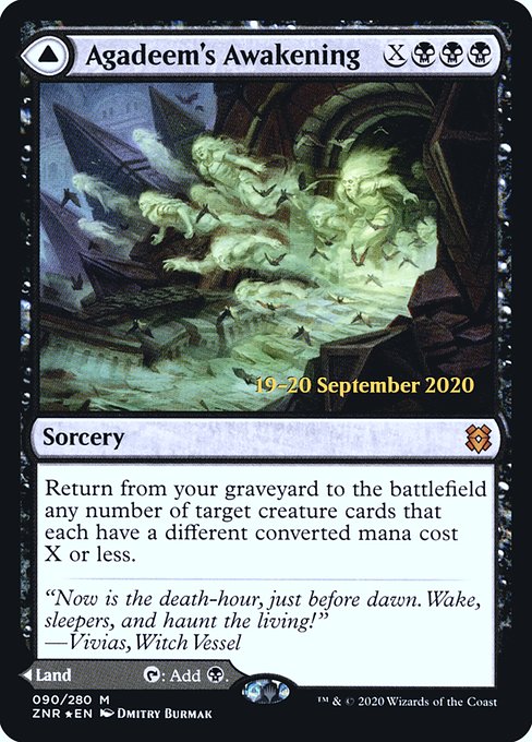 Agadeem's Awakening // Agadeem, the Undercrypt - Zendikar Rising Promos - Promo Foil