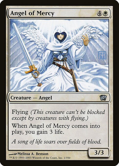 Angel of Mercy - Eighth Edition - Promo Foil