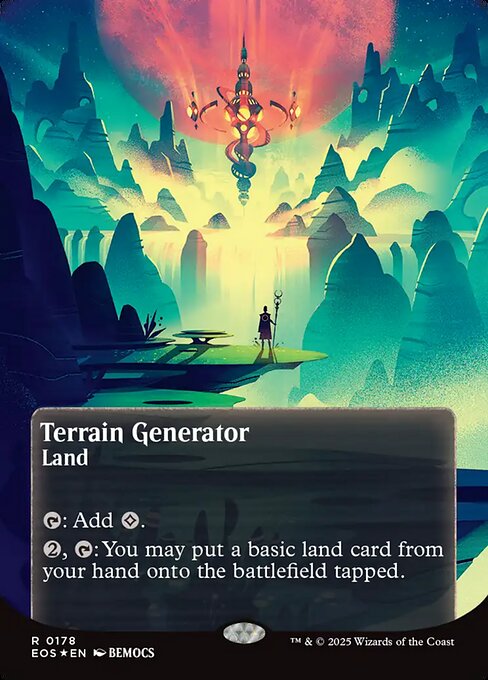Terrain Generator - Edge of Eternities: Stellar Sights - Galaxy Foil, Borderless