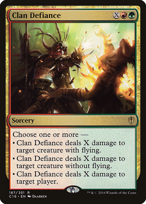 Clan Defiance - Commander 2016