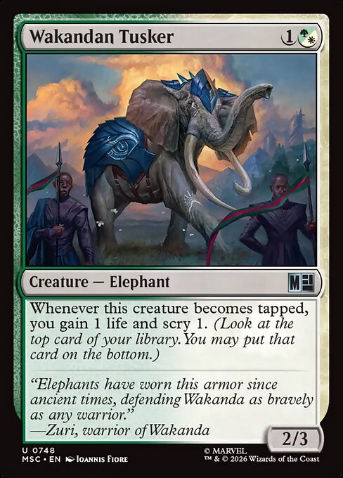 Wakandan Tusker - Marvel Super Heroes Commander