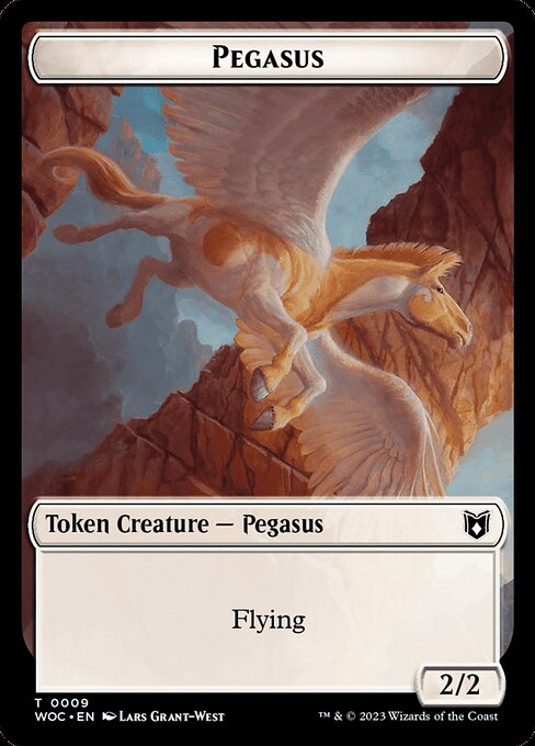 Pegasus - Wilds of Eldraine Commander Tokens