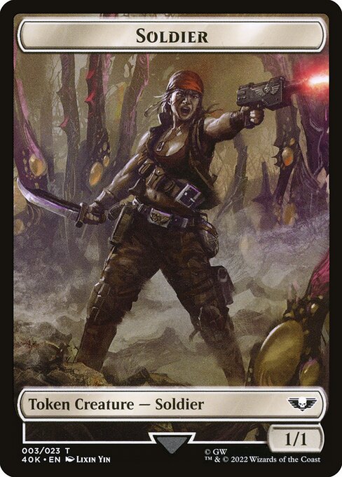 Soldier - Warhammer 40,000 Commander Tokens