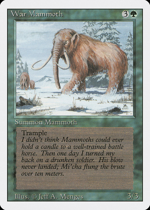 War Mammoth - Revised Edition