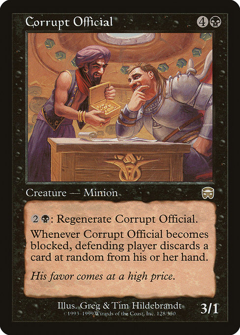 Corrupt Official - Mercadian Masques