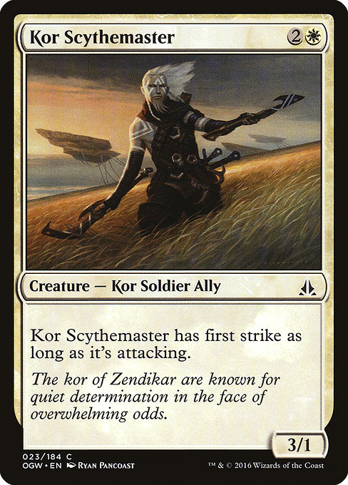 Kor Scythemaster - Oath of the Gatewatch