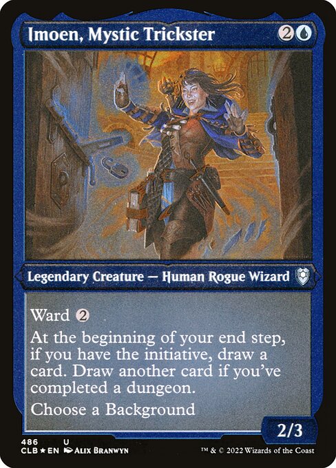 Imoen, Mystic Trickster - Commander Legends: Battle for Baldur's Gate - Etched Foil