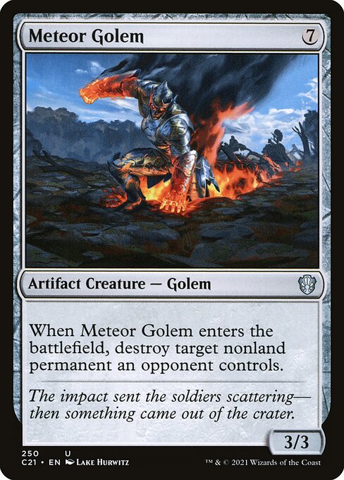 Meteor Golem - Commander 2021