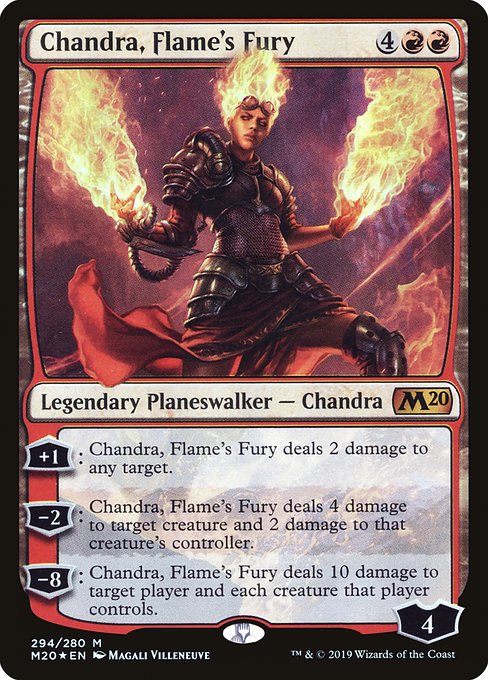 Chandra, Flame's Fury - Core Set 2020