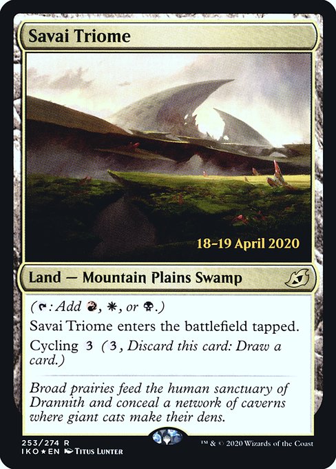 Savai Triome - Ikoria: Lair of Behemoths Promos - Promo Foil