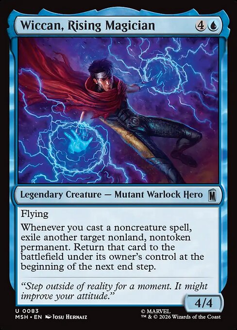 Wiccan, Rising Magician - Marvel Super Heroes