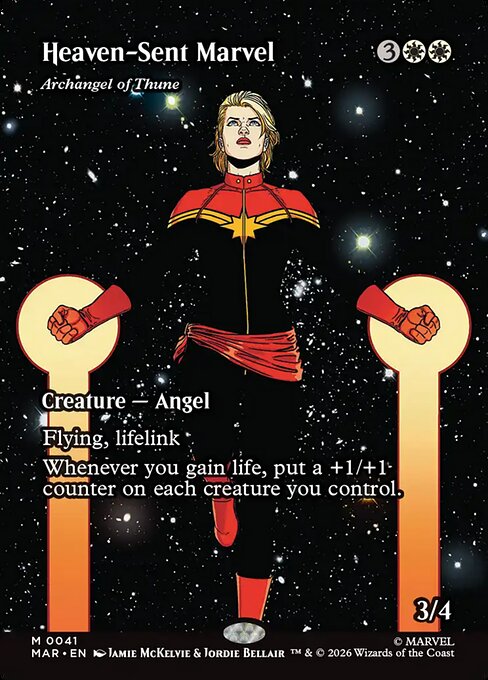 Heaven-Sent Marvel (Archangel of Thune) - Marvel Universe - Borderless