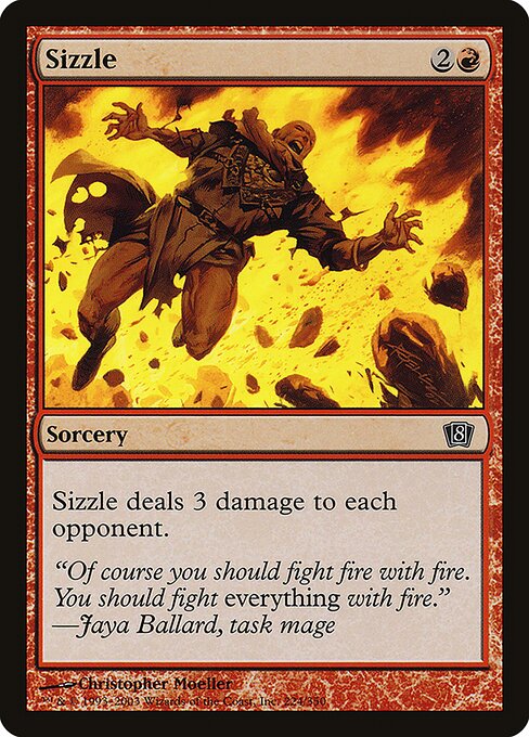 Sizzle - Eighth Edition - Promo Foil