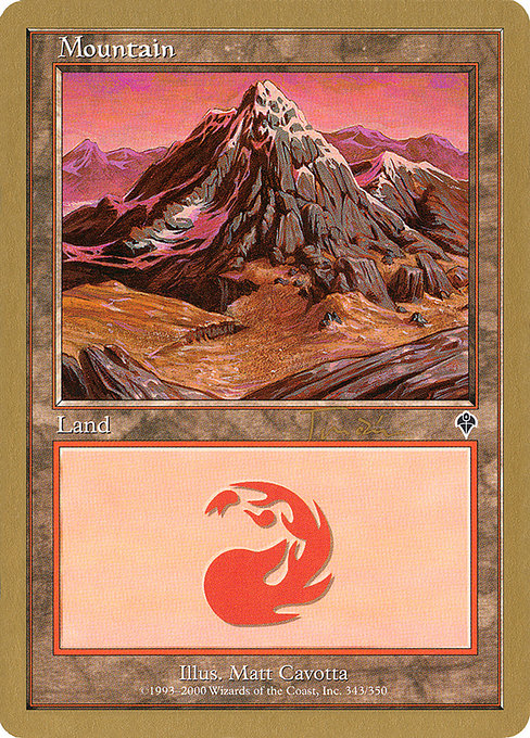 Mountain - World Championship Decks 2001