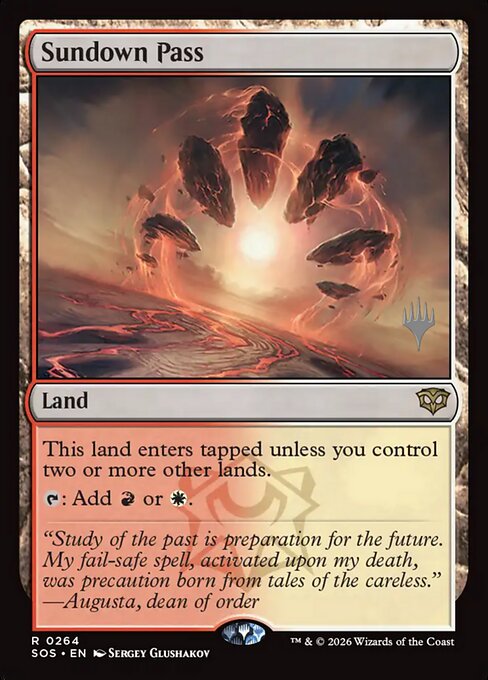Sundown Pass - Secrets of Strixhaven Promos