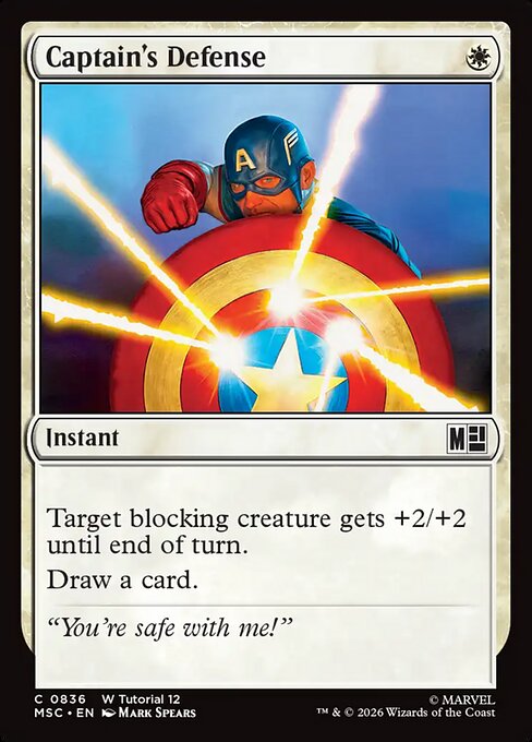 Captain's Defense - Marvel Super Heroes Commander