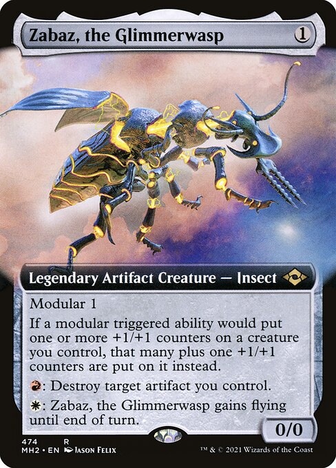 Zabaz, the Glimmerwasp - Modern Horizons 2