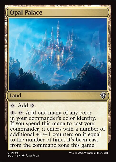 Opal Palace - Lorwyn Eclipsed Commander