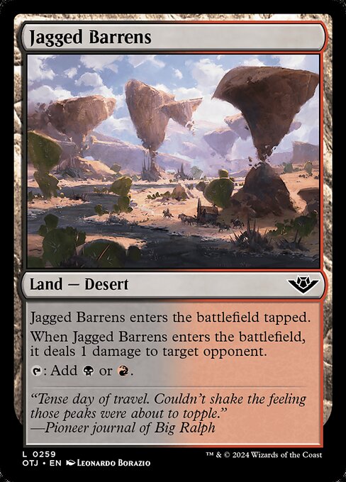 Jagged Barrens - Outlaws of Thunder Junction