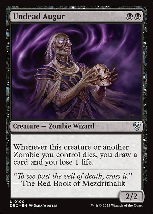 Undead Augur - Aetherdrift Commander