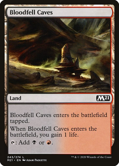 Bloodfell Caves - Core Set 2021