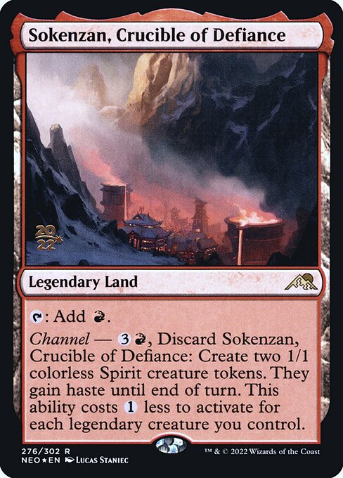 Sokenzan, Crucible of Defiance - Kamigawa: Neon Dynasty Promos