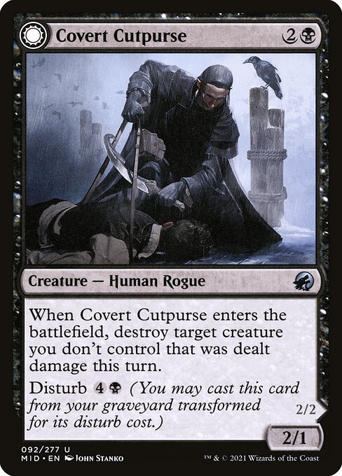 Covert Cutpurse // Covetous Geist - Innistrad: Midnight Hunt