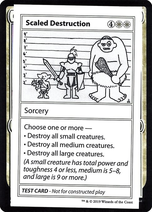 Scaled Destruction - Mystery Booster Playtest Cards 2021