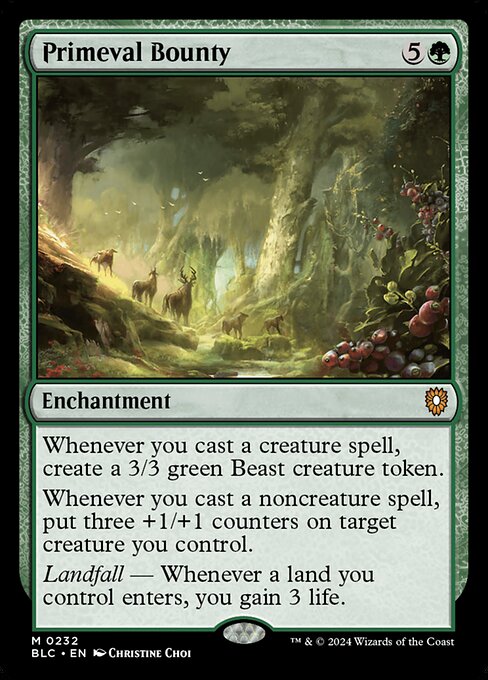 Primeval Bounty - Bloomburrow Commander