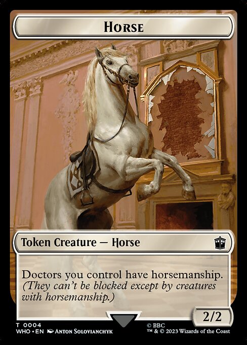 Horse - Doctor Who Tokens