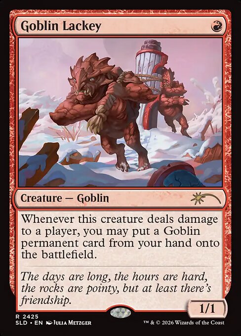 Goblin Lackey - Secret Lair Drop