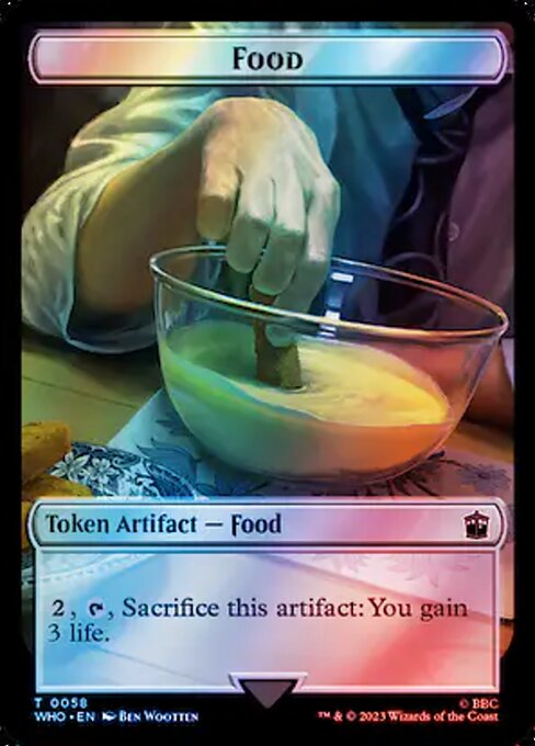 Food - Doctor Who Tokens - Surge Foil