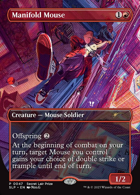 Manifold Mouse - Secret Lair Promo - Borderless