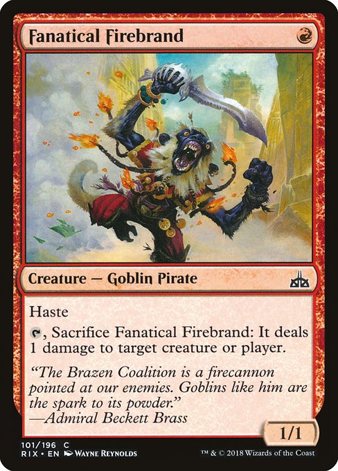 Fanatical Firebrand - Rivals of Ixalan