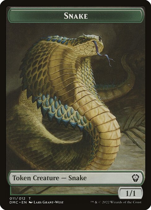 Snake - Dominaria United Commander Tokens