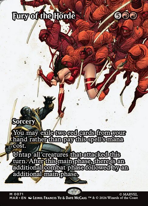 Fury of the Horde - Marvel Universe - Borderless