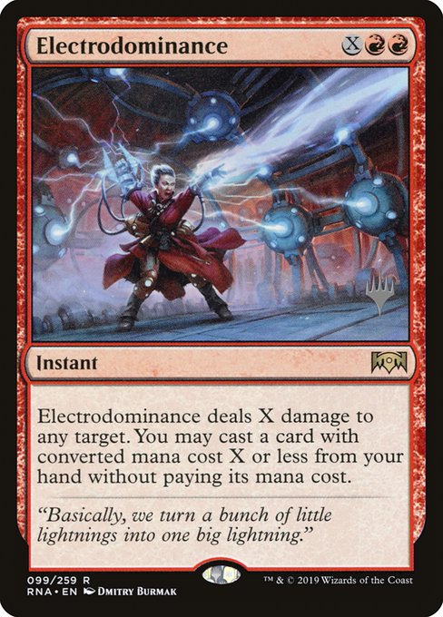 Electrodominance - Ravnica Allegiance Promos